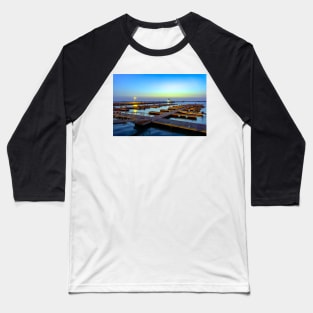 night at the harbor Baseball T-Shirt